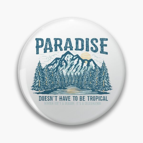 Item preview, PARADISE DOESN'T HAVE TO BE TROPICAL designed and sold by WoodenGrafis.