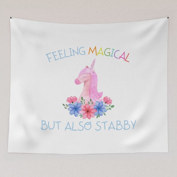Item preview, Feeling magical but also stabby Unicorn designed and sold by Irelene.