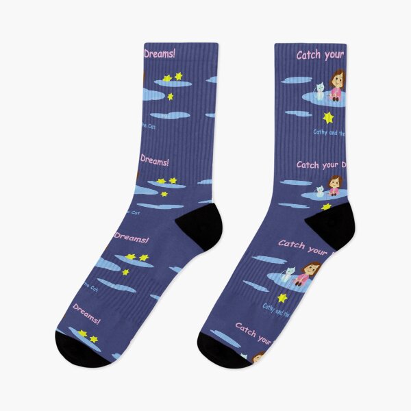 Item preview, Cathy and the Cat - Catch your Dreams designed and sold by Laura Greco.