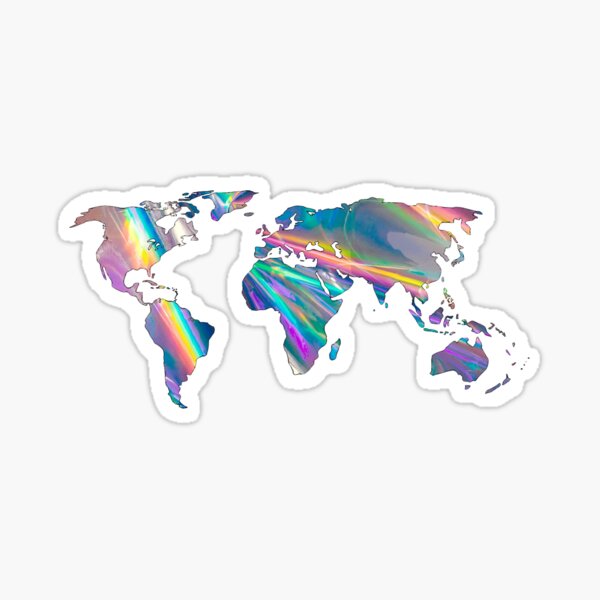 Aperçu de l'œuvre continents holographiques créée et vendue par Gloria Lam.