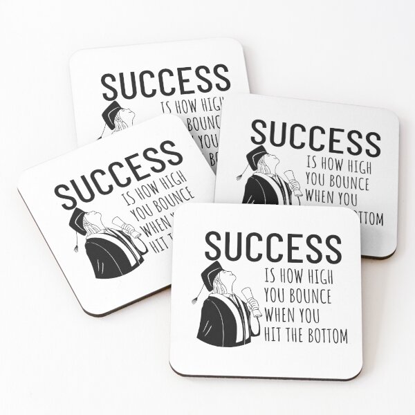 Item preview, Success is how high you bounce when you hit the bottom designed and sold by Coffisher.