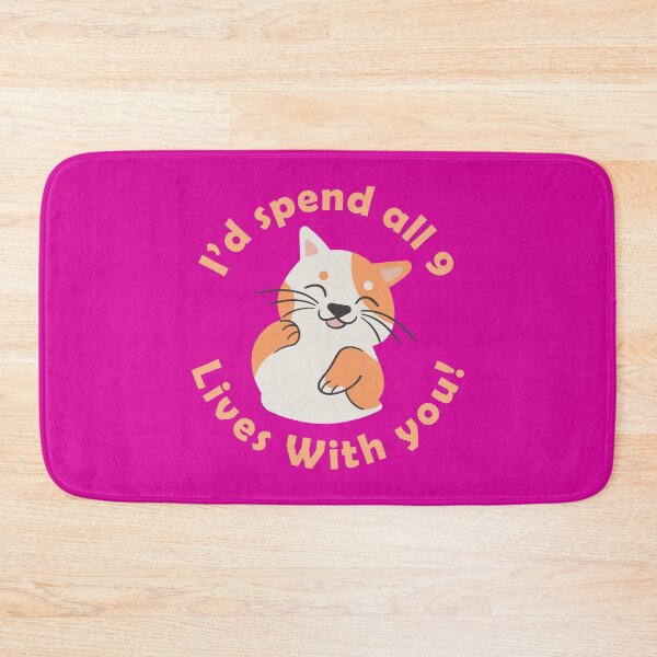 Item preview, Spend all nine lives with you cute cat designed and sold by Piztees.