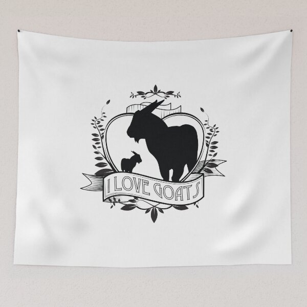 Item preview, I Love Goats designed and sold by Stressabite.