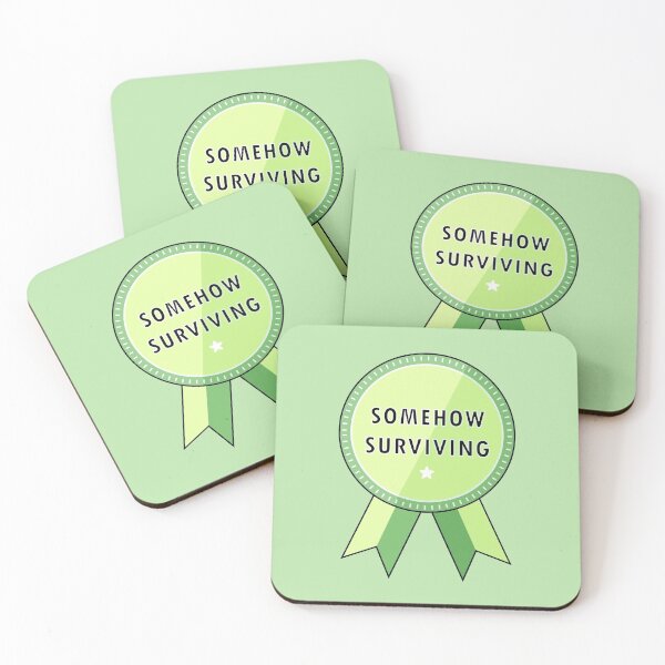 Item preview, Somehow Surviving Award designed and sold by iilustra.