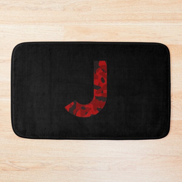 Item preview, Letter J Red Camo Design designed and sold by NECHSTORE.