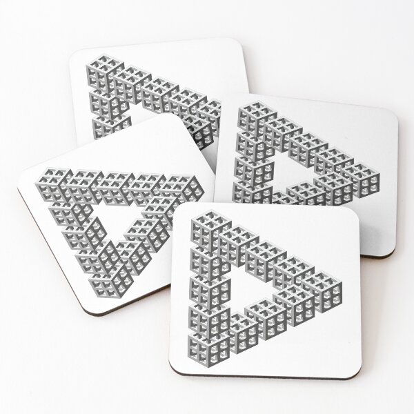 Item preview, Vector drawing of impossible triangle designed and sold by binti163.