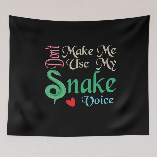 Item preview, Don't Make Me Use My Snake Voice, Cute Funny Gift Ideas For Snake Lovers designed and sold by awesomedraw.