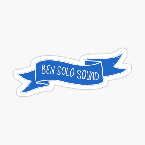 Vista previa del artículo con la obra «Banner del escuadrón de Ben Solo», diseñado y vendido por lollythefangirl.