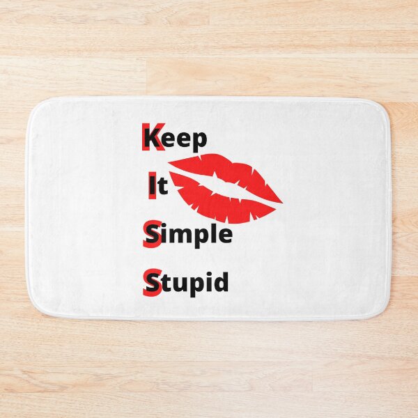 Item preview, Keep It Simple Stupid (KISS) designed and sold by SunQuestDD.