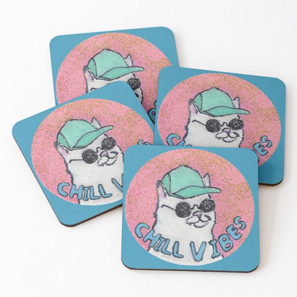 Item preview, Chill Vibes Cat designed and sold by Alpaca-Life.