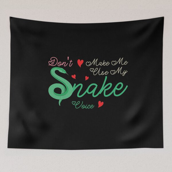 Item preview, Don't Make Me Use My Snake Voice, Cute Funny Gift Ideas For Snake Lovers designed and sold by awesomedraw.