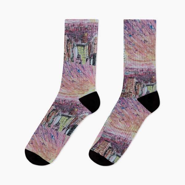 Item preview, Sunset on the City designed and sold by BroadwayArtwork.