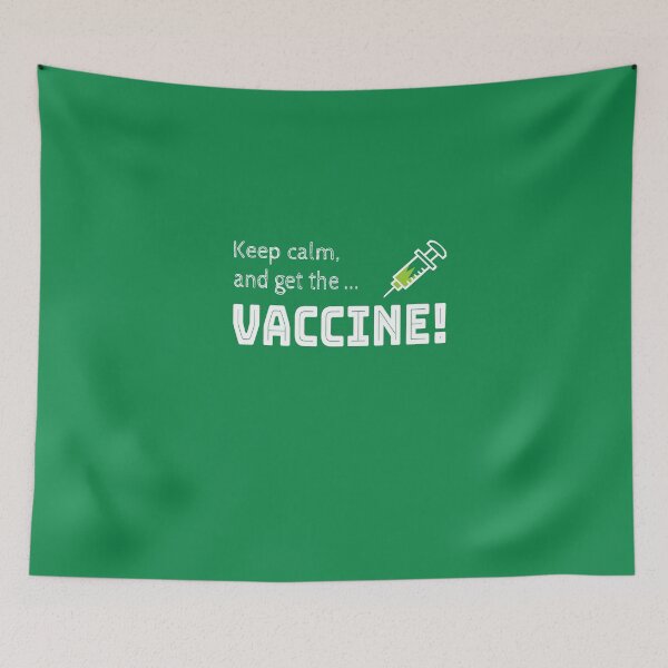 Item preview, Keep calm and get the vaccine! designed and sold by FOX1999-Design.