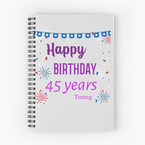 Item preview, Happy Birthday 45 years young designed and sold by Ayurveda Fun Store.