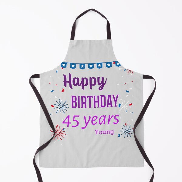 Item preview, Happy Birthday 45 years young designed and sold by Ayurveda Fun Store.