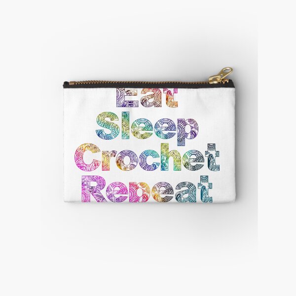 Item preview, eat, sleep, crochet... designed and sold by Faye Lamb.
