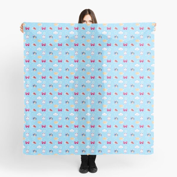 Kawaii Bastet Pattern Scarf