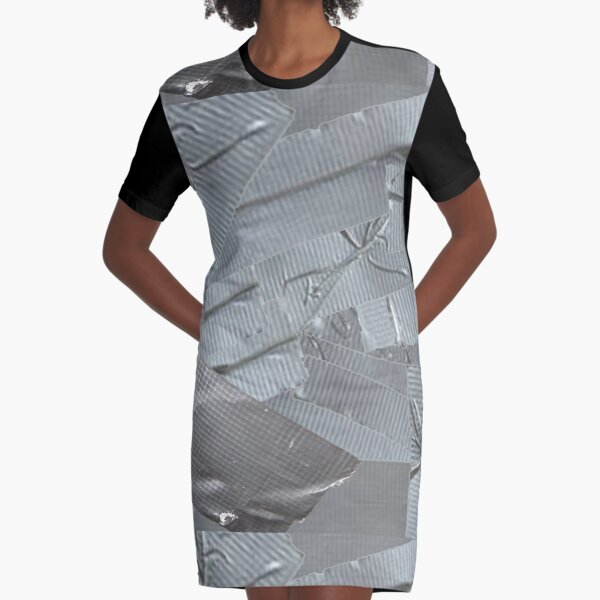 Duct Tape - Funny FaceMask Graphic T-Shirt Dress