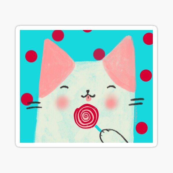 Lolly Cat Sticker