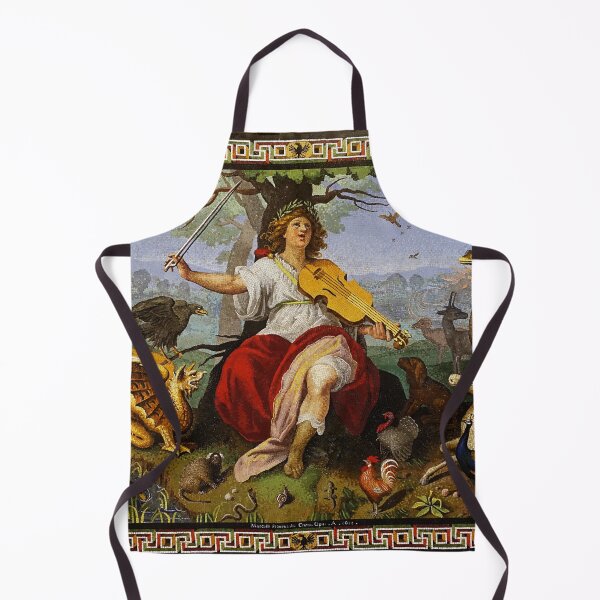 Item preview, ORPHEUS ENCHANTING ANIMALS WITH HIS MUSIC Baroque Mosaic designed and sold by BulganLumini.