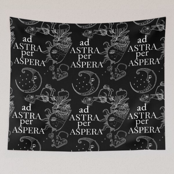 Item preview, Ad Astra Per Aspera - To the stars through difficulty - dark magic, dark academia decor, academia aesthetic, light academia, academia clothing designed and sold by LunaRisa.
