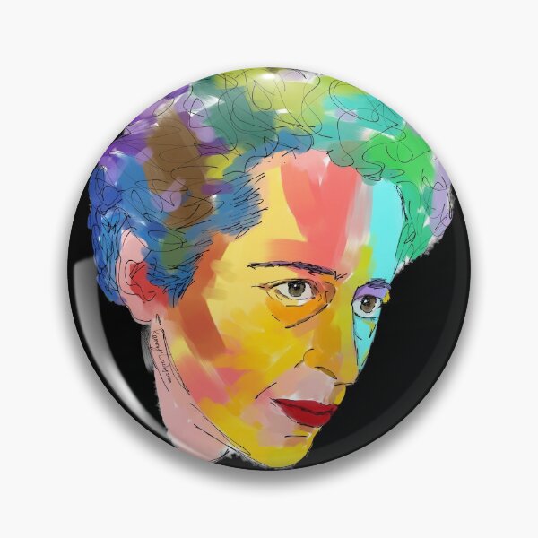 Item preview, Hannah Arendt abstract painting designed and sold by KennyLucky.