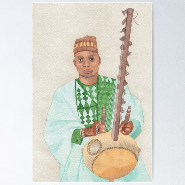 Griot with Kora - Drawing on Culture: West Africa