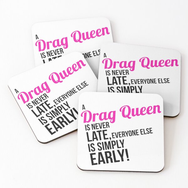 Item preview, A Drag Queen Is Never Late designed and sold by Stressabite.