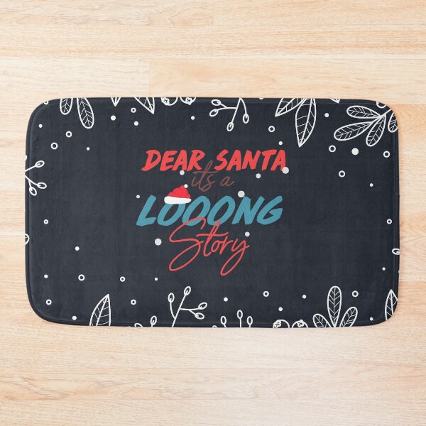 Item preview, Dear Santa its a long story | Christmas designed and sold by designdroplet.