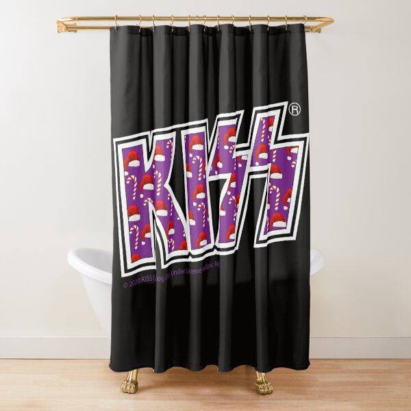 Romantic French Kiss Shower Curtain