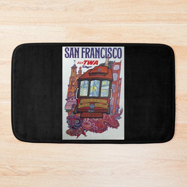 Item preview, retro classic San Francisco poster designed and sold by CorasPosters.