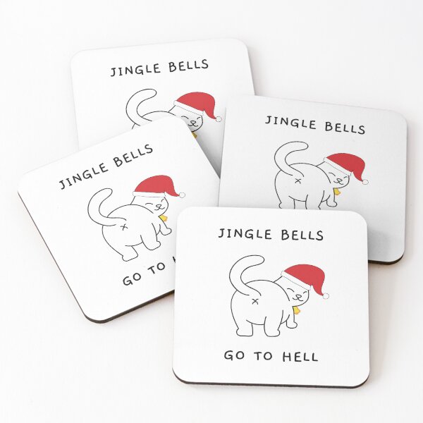 Item preview, Jingle Bells, Go To Hell - Offensive Christmas Wishes (White) designed and sold by mydoodlesateme.