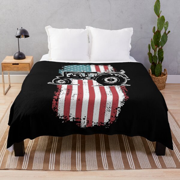 Item preview, Tractor Patriotic American Flag Farm designed and sold by Vanover Designs.