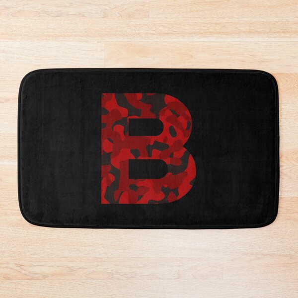 Item preview, Letter B Red Camo Design designed and sold by NECHSTORE.