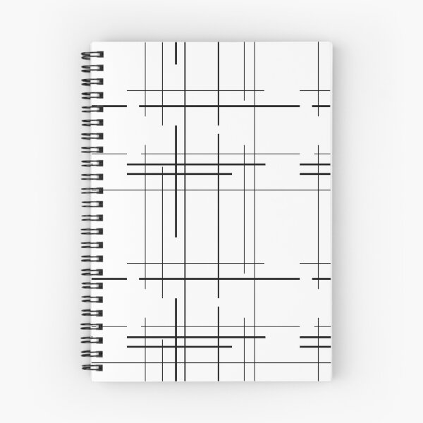 Item preview, Minimalist Graphic Pattern, Black Lines On White Background designed and sold by D-Spot Shop.