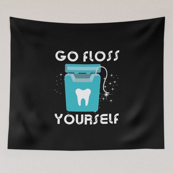 Item preview, Go Floss Yourself Funny Dentist Gift Dental Hygienist designed and sold by printrendstore.