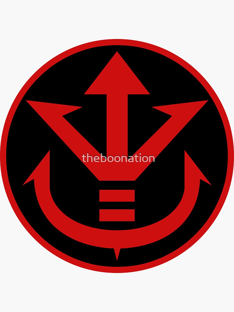 “Saiyan Royal Family Symbol” Sticker for Sale by theboonation | Redbubble