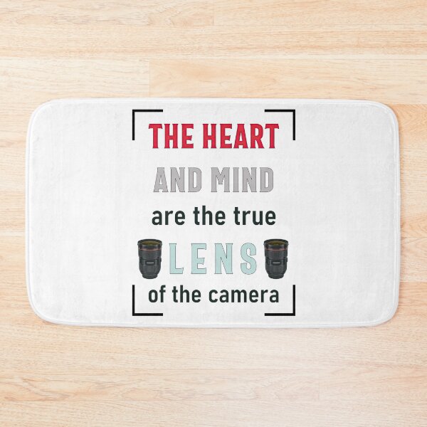 Item preview, The heart and mind are the true lens... Photography design designed and sold by Ricardo Gutierrez.