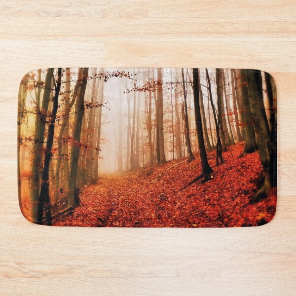 Item preview, Mystical and mysterious autumn forest in the fog - graphics and design by Salogwyn Life Art designed and sold by SalogwynLifeArt.