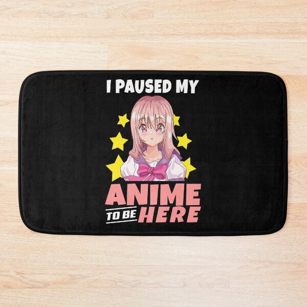 Item preview, I Paused My Anime To Be Here Funny anime merch for girl Teen designed and sold by HeroTee.