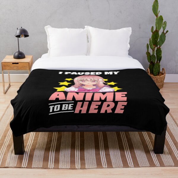 Artikelvorschau, Ich hielt meinen Anime an, um hier zu sein Lustiger Anime-Merch für Mädchen Teen entworfen und verkauft von HeroTee.
