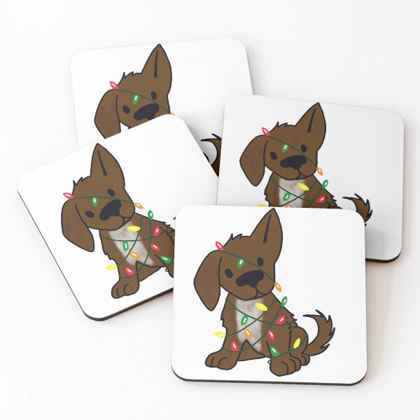 Item preview, Curious Christmas Puppy designed and sold by maddie55meadows.