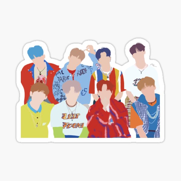 Ateez group sticker