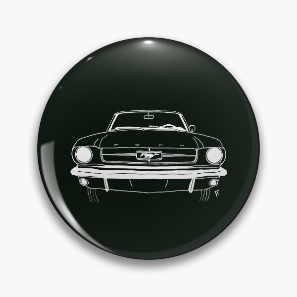 Item preview, Ford Mustang white lines Deep Fir background designed and sold by Cardrawing-Art.