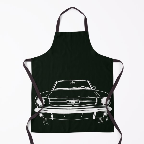 Item preview, Ford Mustang white lines Deep Fir background designed and sold by Cardrawing-Art.