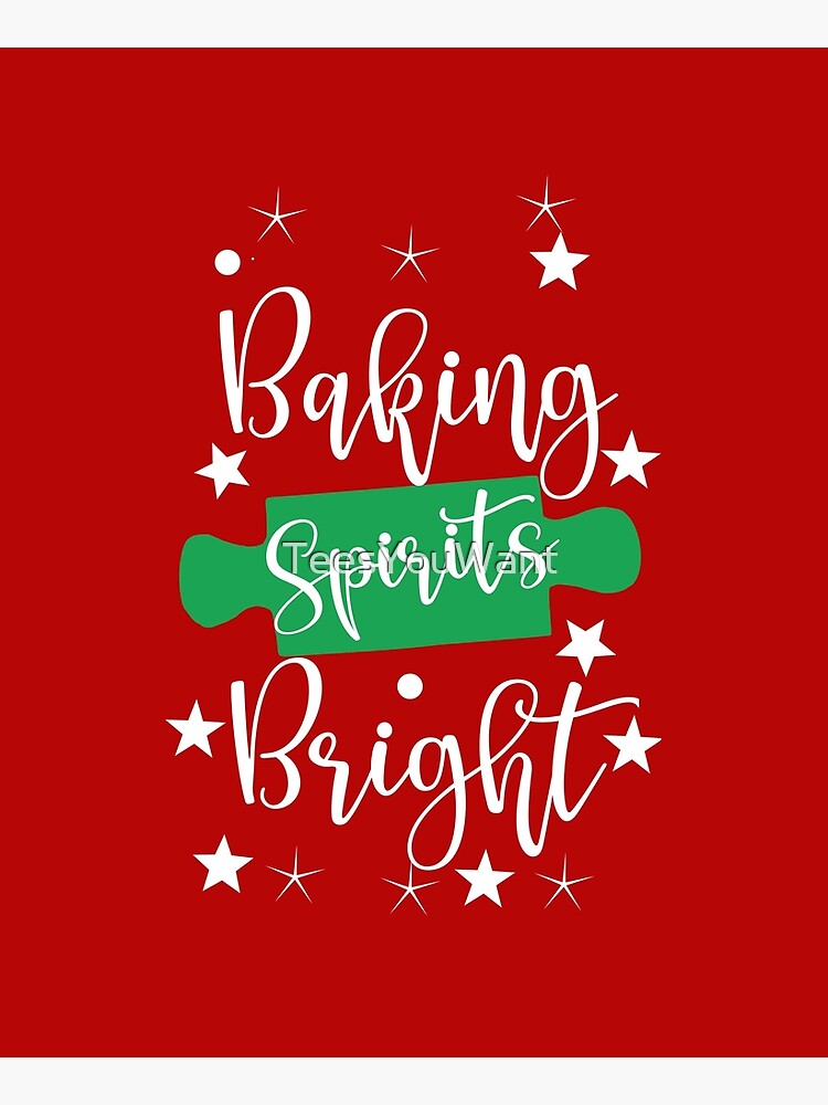 Baking Spirits Bright Personalized Apron, Christmas Gifts, Matching Aprons,  Mommy & Me Gifts, Baking Gifts for Family, Christmas Decor