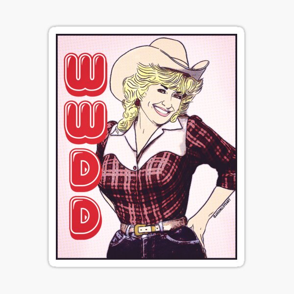 "WWDD" Sticker By JasonLloyd | Redbubble