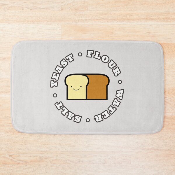 Item preview, Smiley Bread | All You Need Is Yeast, Flour, Water, Salt designed and sold by Rivermod.