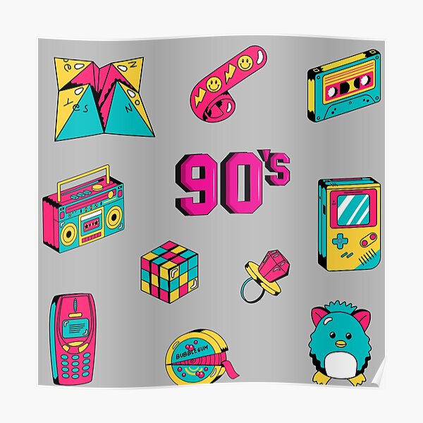  90s Starter Pack Funny 90s Aesthetic Nostalgia 1990s