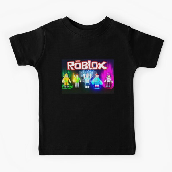 Logo Kids T Shirts Redbubble - neon rocker roblox
